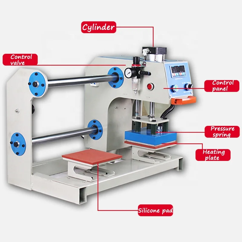 Wholesale 20*20 cm Sublimation Double Station Flat Press Machine for Press Blank T shirt Printing