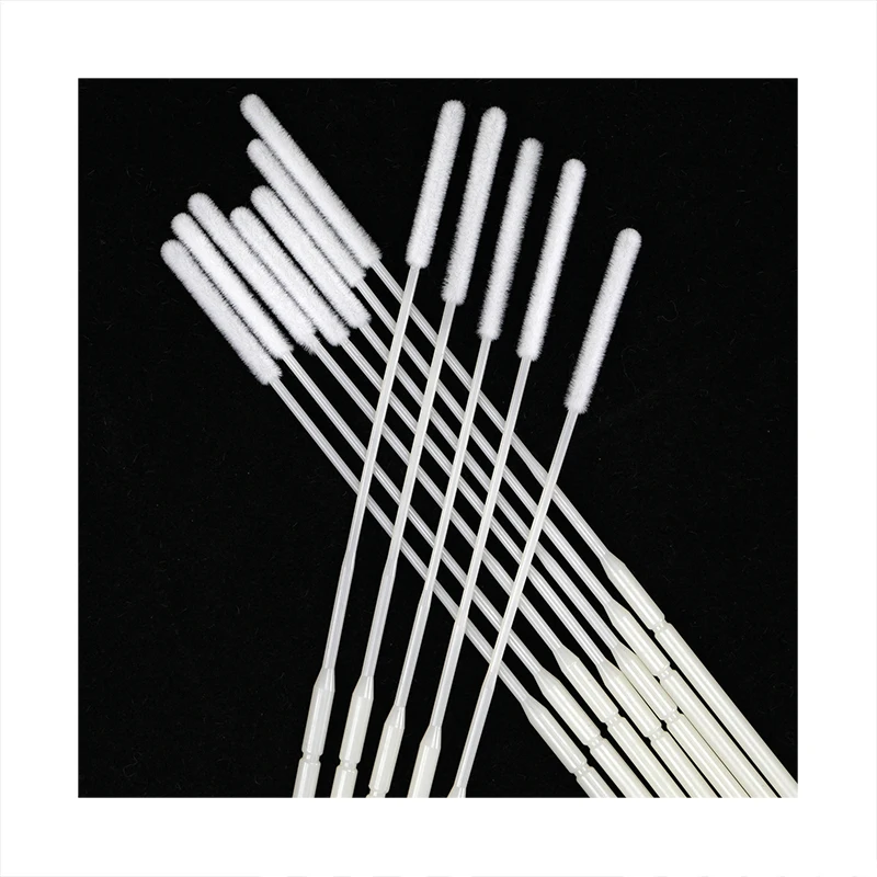 Nasal Breakpoint Flocked Manufacturer Disposable Medical Sterile Transport Swab Stick