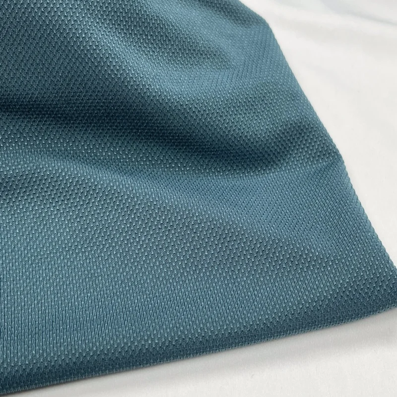High Quality 93% Polyester 7% Elastane Fabric Stretch BirdEye Mesh Fabric for T-Shirts and Swimwear