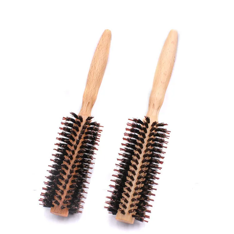 Wholesale price heat resistant roller comb with bristle for beauty hair design comb