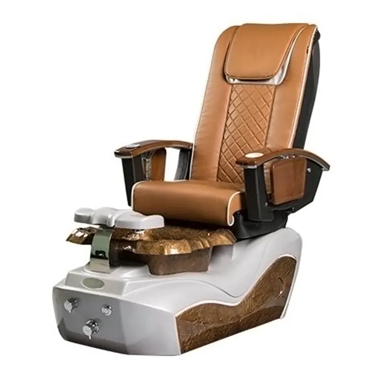 OEM Beauty Nail Salon Furniture Foot Spa Massage Chairs pedicure chair with pedicure bowl for beauty shop