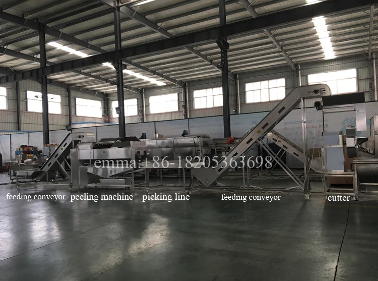 TCA  French Fry Making Line Plants Machine Frozen French Fries Production Unit