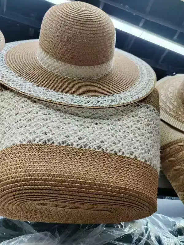 Outdoor Custom Holiday Beach Bags Summer Designer Bag And Hat Set For Women