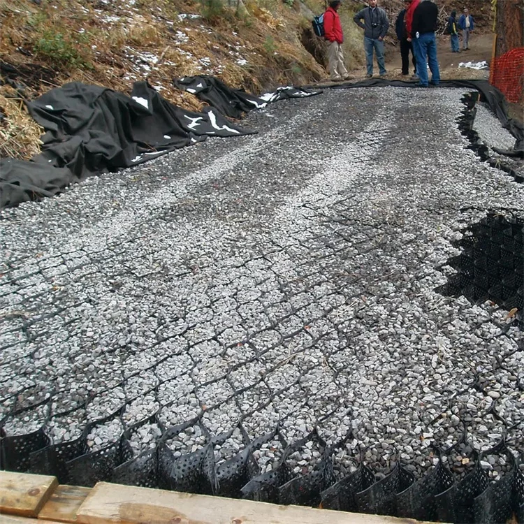 Hdpe Geocel Astm Smooth Geocel Gravel Driveway Paving Grid For Honeycomb Driveway