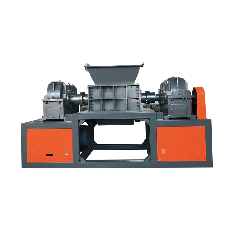 
High efficiency plastic waste cutting recycle four shaft shredder 