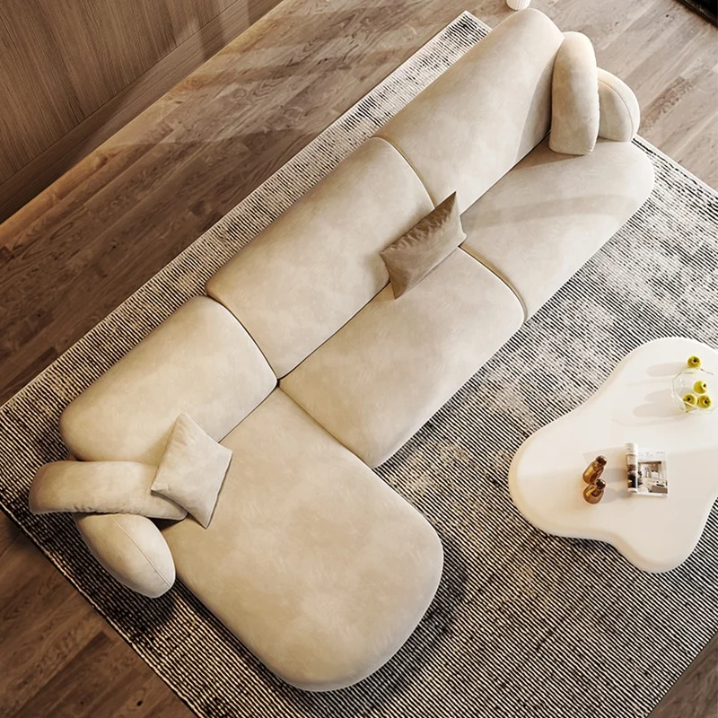 Italian style hotel lobby leisure sofa home living room fabric sofa combination furniture