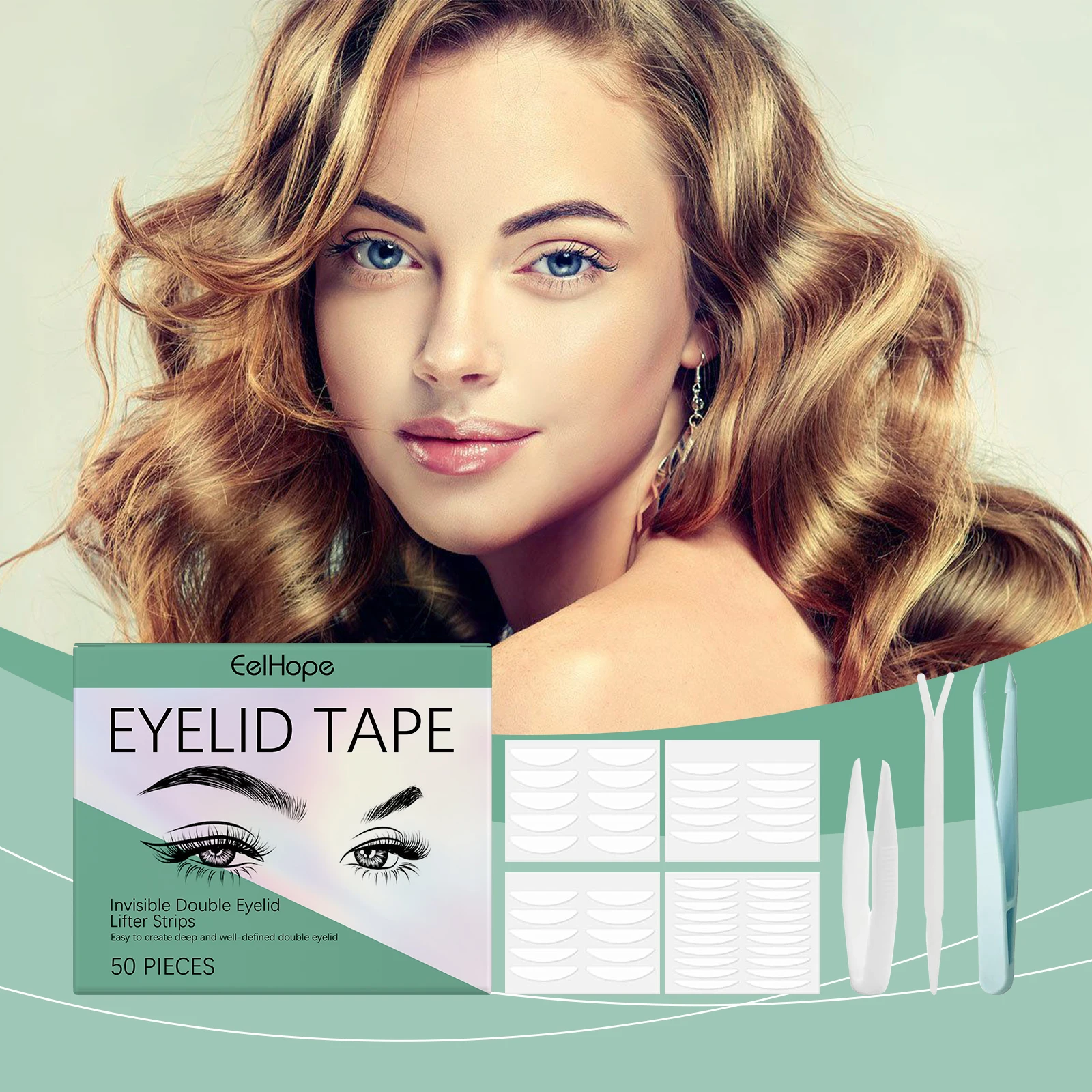 EELHOPE Double Eyelid Tools Waterproof Doubl Eyelid Tape Sustainable Double Eyelid Sticker