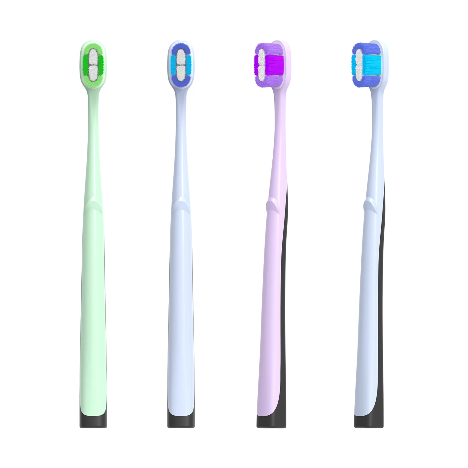 Toothbrush For Adults Micro Nano Bristle Oral Dental Care Toothbrush Soft Bristles Plastic Fresh Color Adult Toothbrush