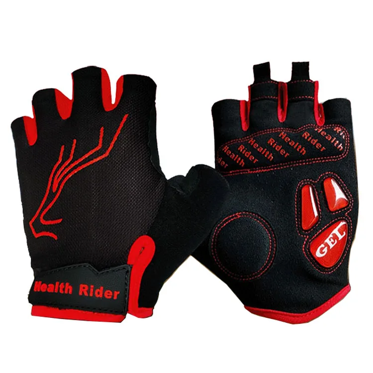 Gel Pad Anti Slip Motorcycle Racing Cycling Gloves Bicycle Gloves Half Finger Gloves For Men