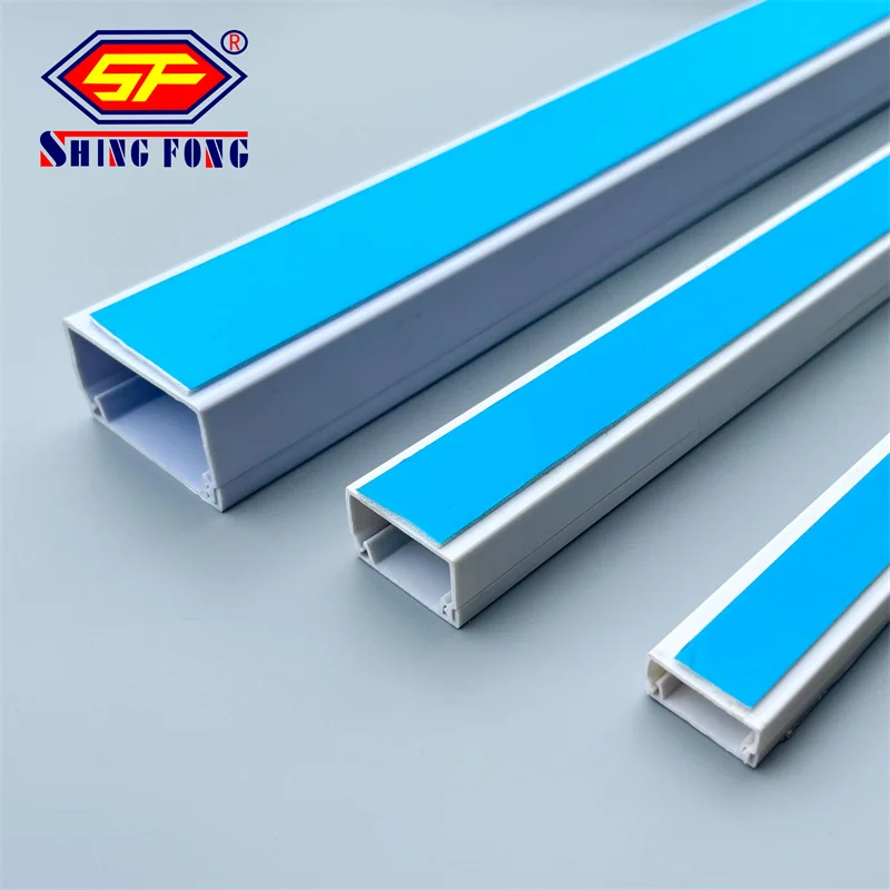 Qatar PVC Cable Tray And Trunking Electrical Cable Ducts Adhesive PVC Trunking Price