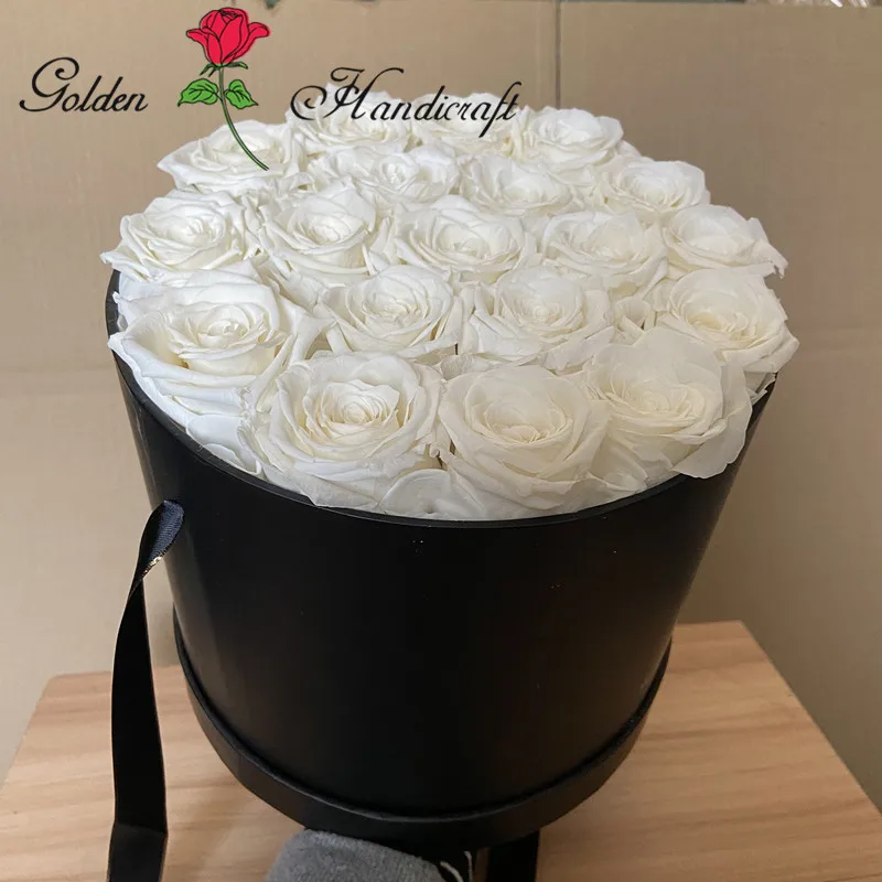 QSLH-W547 оптовая продажа бессмертная Бесконечность навсегда стабилизированная Сохраненная Подарочная коробка с розами на Рождество Хэллоуин День Святого