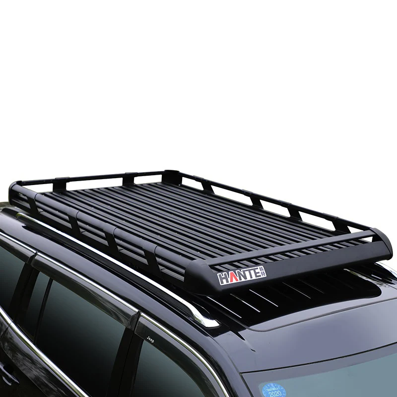 HT-2102-180S плюс двухслойная быть собран из алюминиевого сплава, устанавливаемый на крыше автомобиля стойки для Багажник на крыше внедорожника багажная сетка корзина