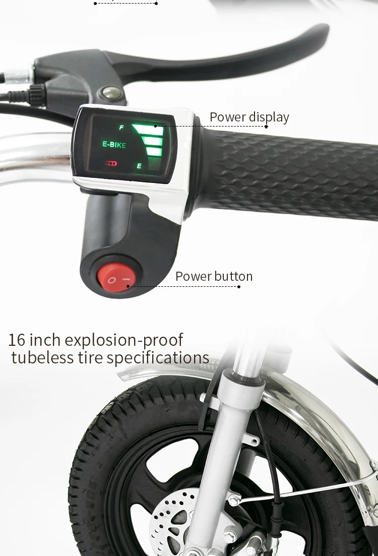 Factory Ebike 60v 20AH/15AH High Capacity 500w/800w with 16inch Fat Tire Electric Bike Cargo Bike