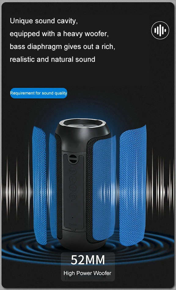 AinooMax 117 wireless speaker caixa de som altavoz table inalambrico t portable g smartphone smart waterproof computer sound box