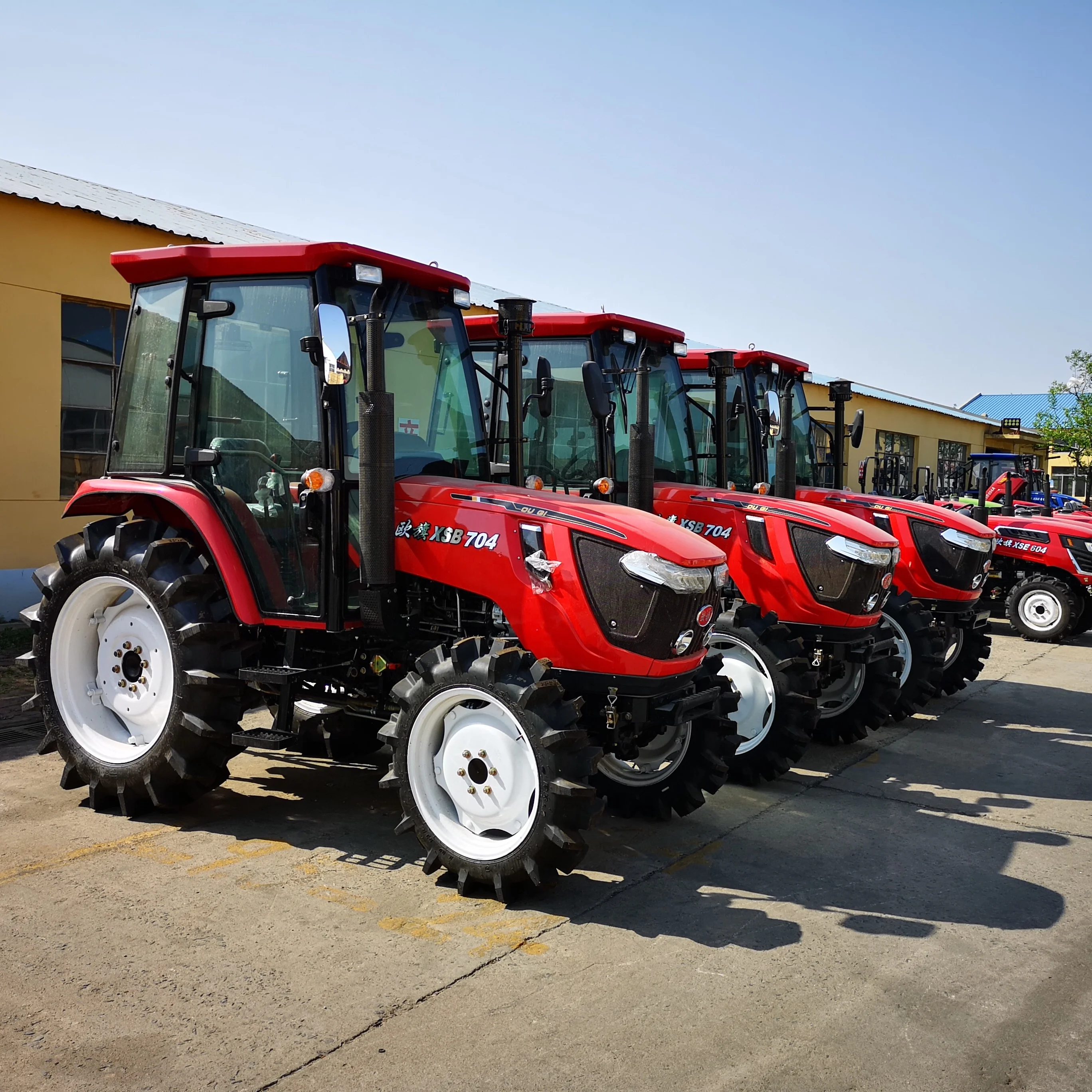Сельскохозяйственная машина 60hp сельскохозяйственный трактор на