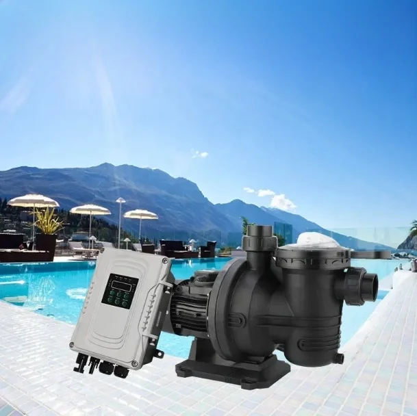 1200W Lar Flow Panel Solar Water Pump Booster Submersible 48V 10000 Litre per Hour for Irrigation Deep Well for Swimming Pools