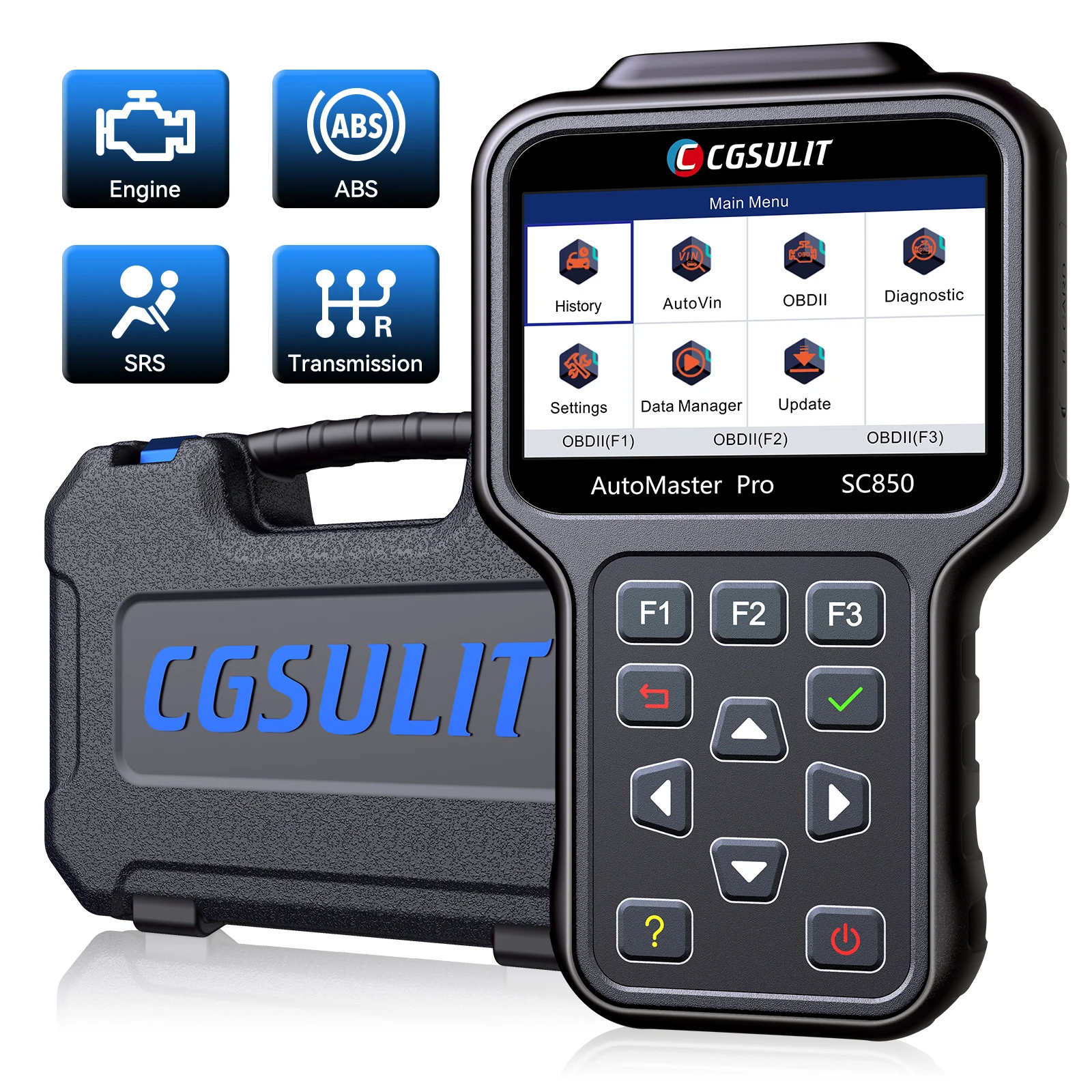 SC850 Scanner Auto Vehicle Tools Machine Universal Automotive Car OBD OBD2 Code Reader Tool Connector Diagnostic Tools