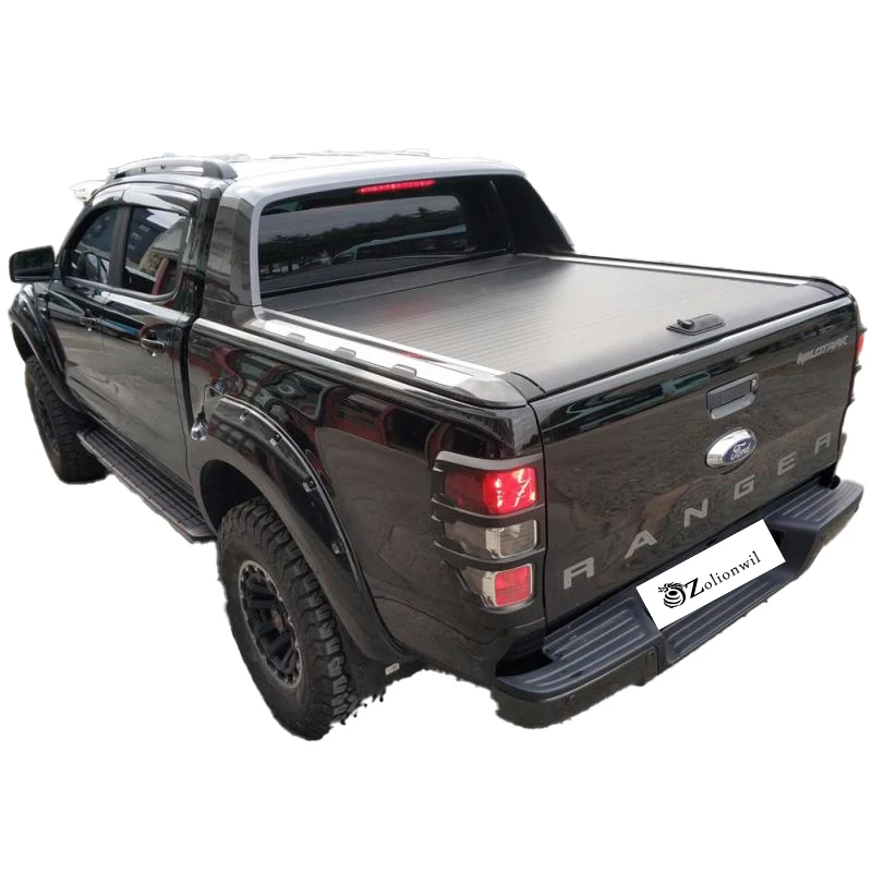 Pickup Truck 4X4 Aluminum Retractable Bed Tonneau Cover For Dodge Ram 1500 Ford F150 Ranger Tundra Tacoma Hilux Dmax Navara