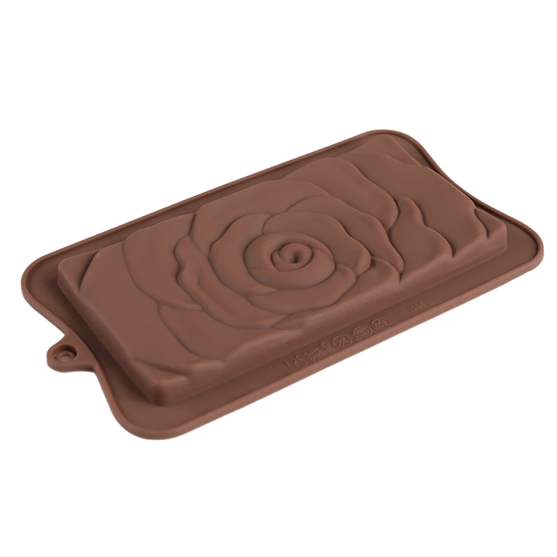 Rose Flower Shape Silicone Chocolate Moulds Non Stick 3D Baking Mold Tools Versatile Food Grade Silicone Molds for Chocolate