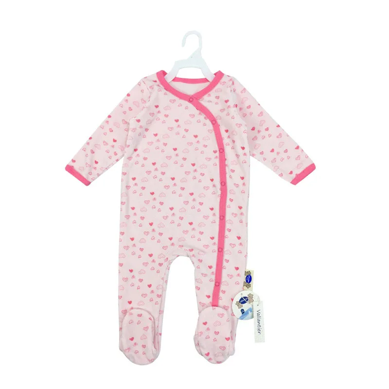 
wholesale Newborn Boys Girls Long sleeves Jumpsuits Soft Warm Velvet Stretches Foot Baby Romper Bodysuits Clothes 