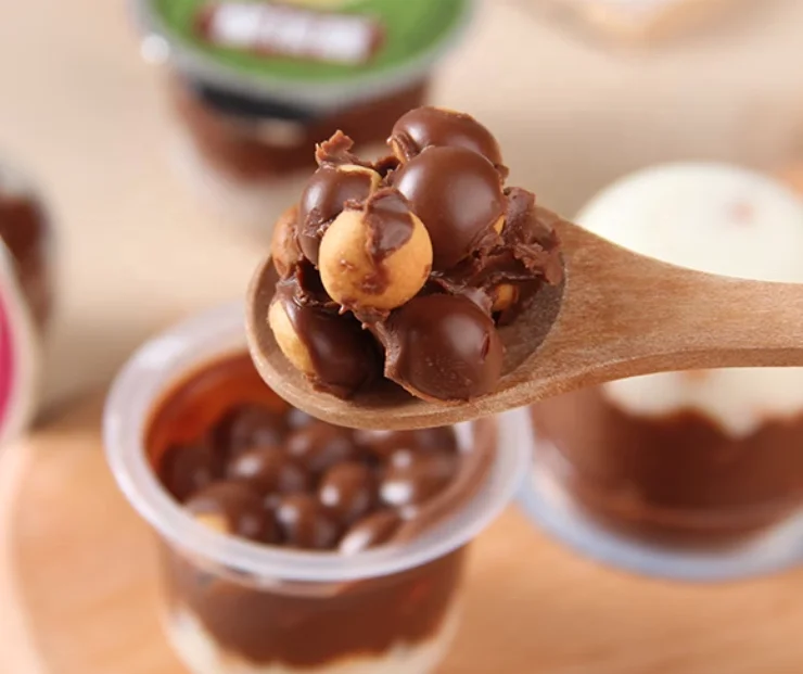 Hot sale delicious 15g star cup chocolate biscuit with jam