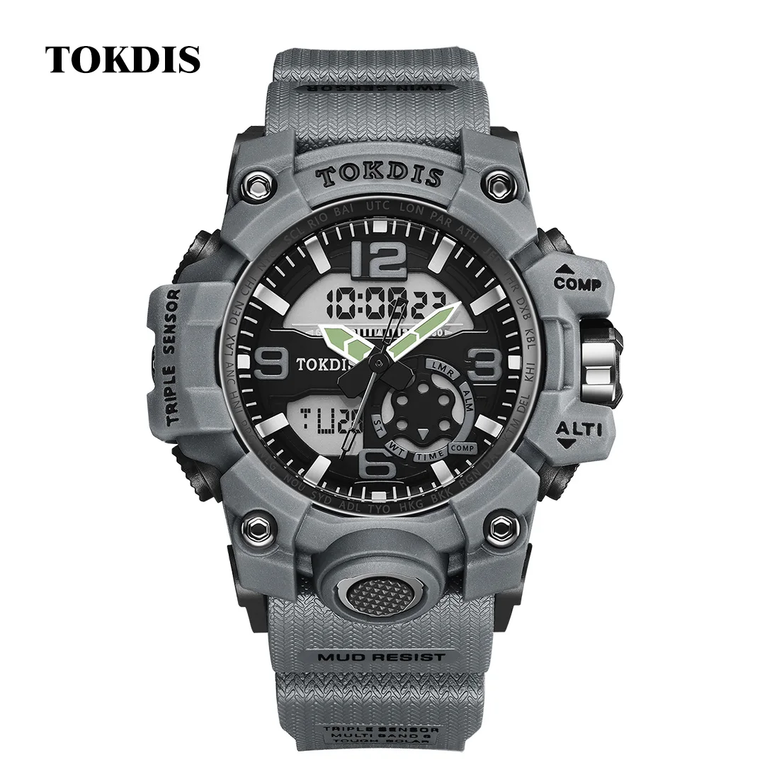 TOKDIS T-904  Couple Digital Watch digital japan movt pocket durable watch private label men original brand name watches for boy