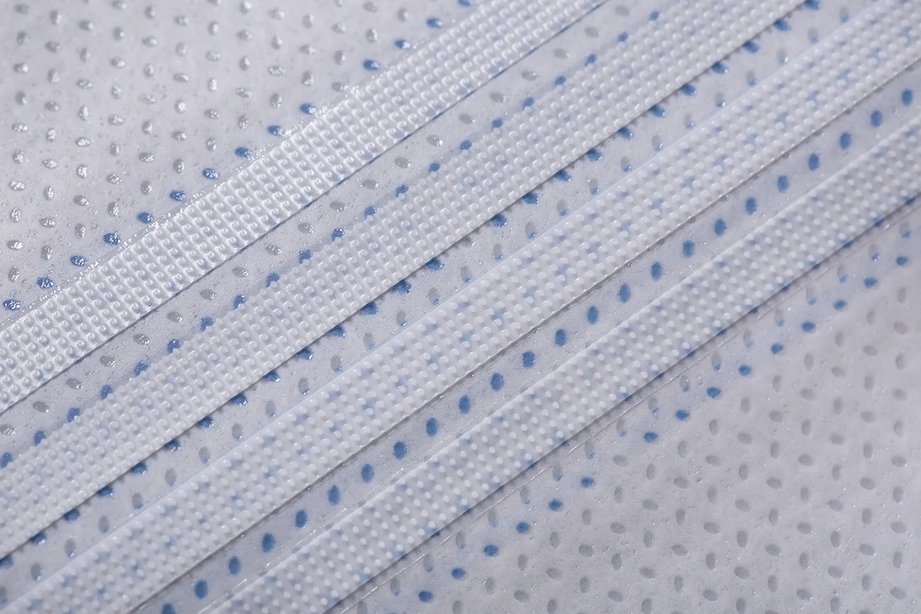 BESUPER ST006 High Quality PP Blue Edge Adhesive Side Tape For Baby Adult Diaper, Closure Tape, Baby Diaper Raw Material