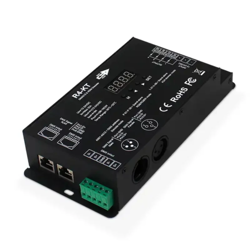 GLS 4-channel RDM DMX512 decoder