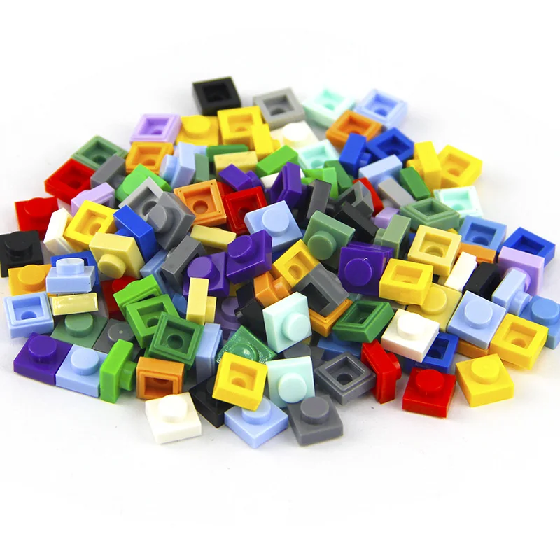 DIY Building Blocks Sets Bricks  1x1 pixel bags ABS Plastic Classic 300pcs Educational Construction Toy No.3024A