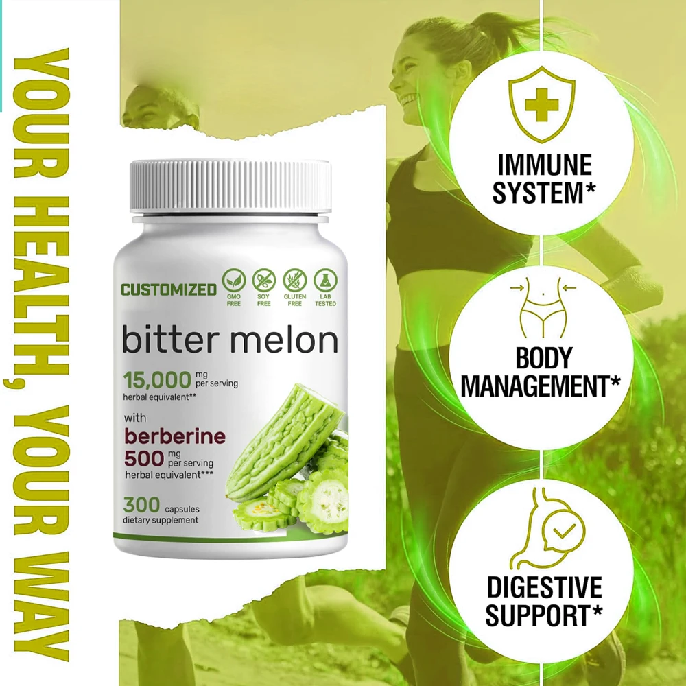 Factory Price Bitter Melon Extract Bitter Melon Capsules Momordica Charantia Capsules With Private Labeling