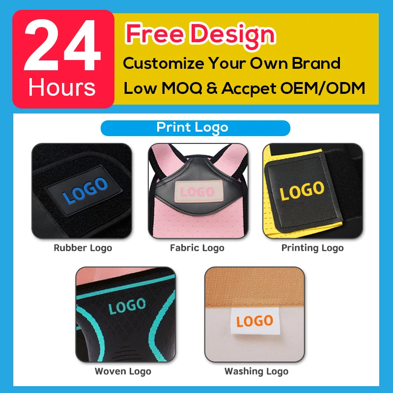 Custom basketball running workout soft silicone gel magnetic patella tendon strap knee support band