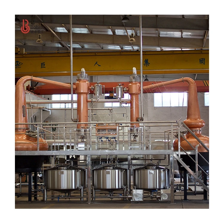 Factory copper stills pot still whiskey distiller Supplier
