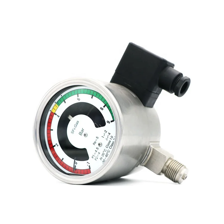 customizable 4inch sf6 test manometer density monitor density meter measuring instrument