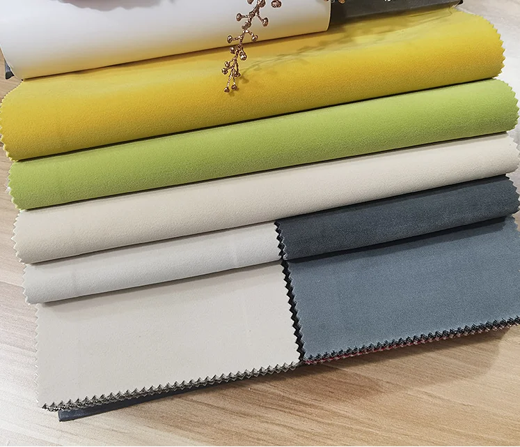 polyester velvet with coating backing blackout curtain fabric