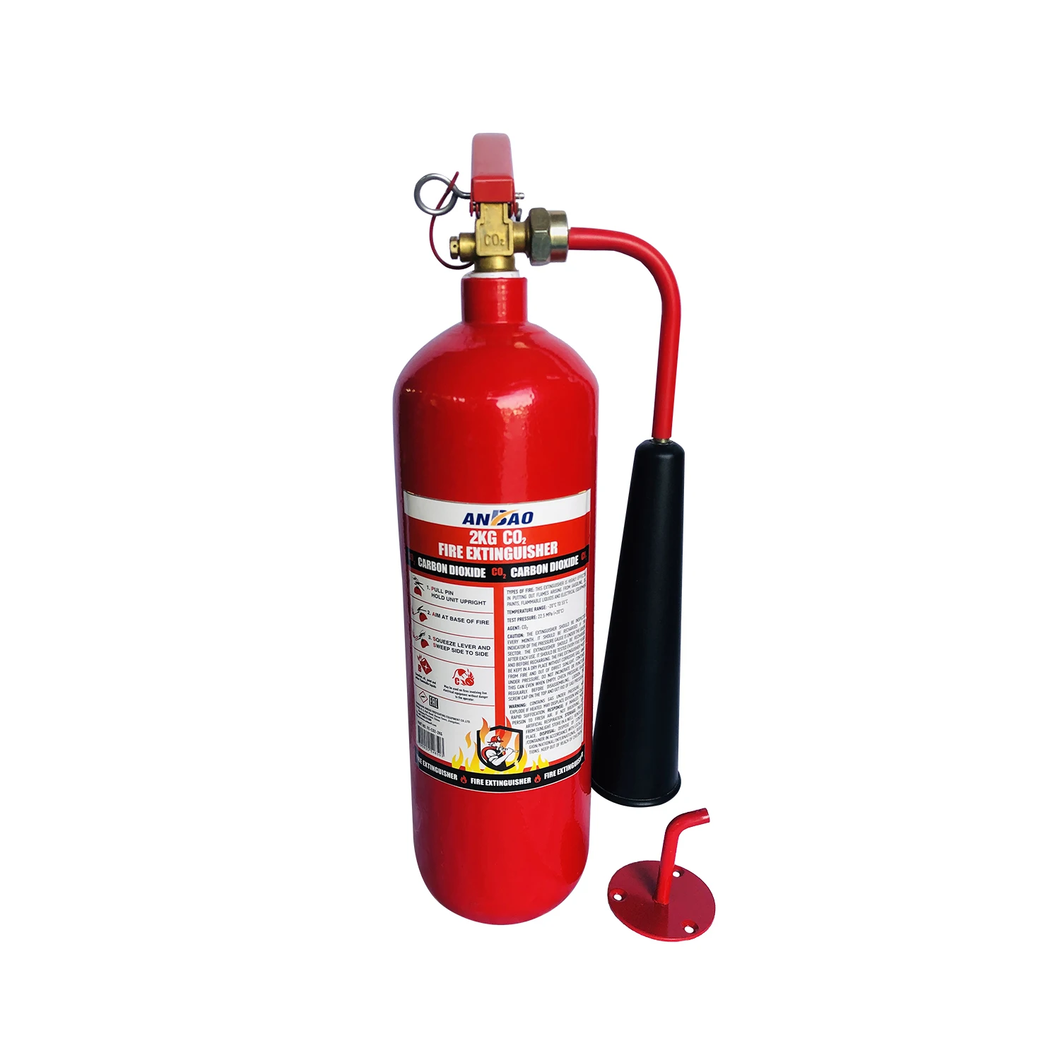High quality hot sale 2kg CO2 Fire Extinguisher