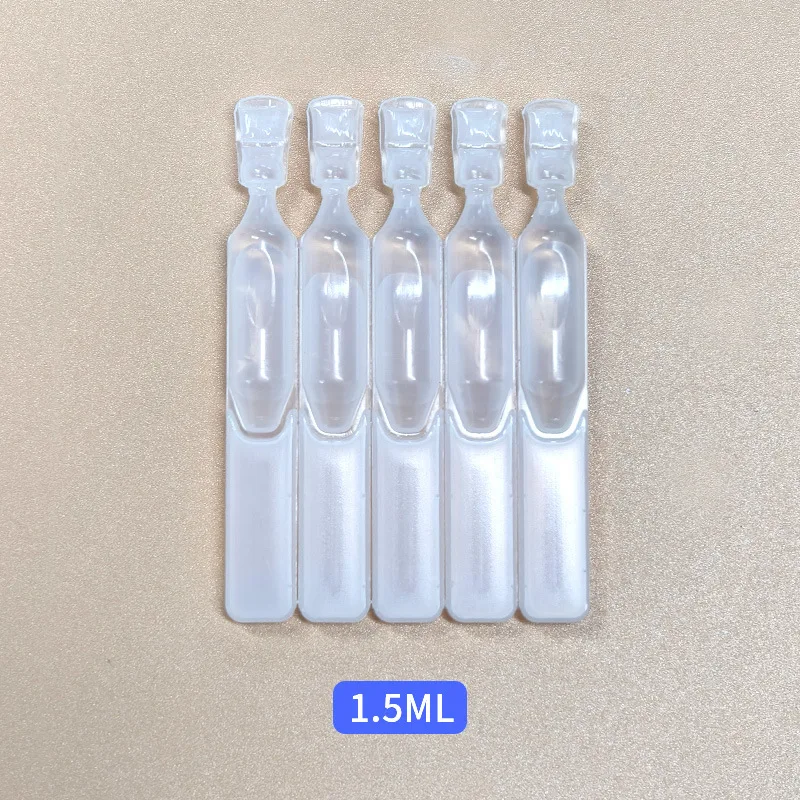 0.5ml 1ml 1.5ml 2ml 3ml 5ml 10ml 20ml Small size Test Mini Essence PE Plastic Monodose Strip Tube for Ointment/unguent