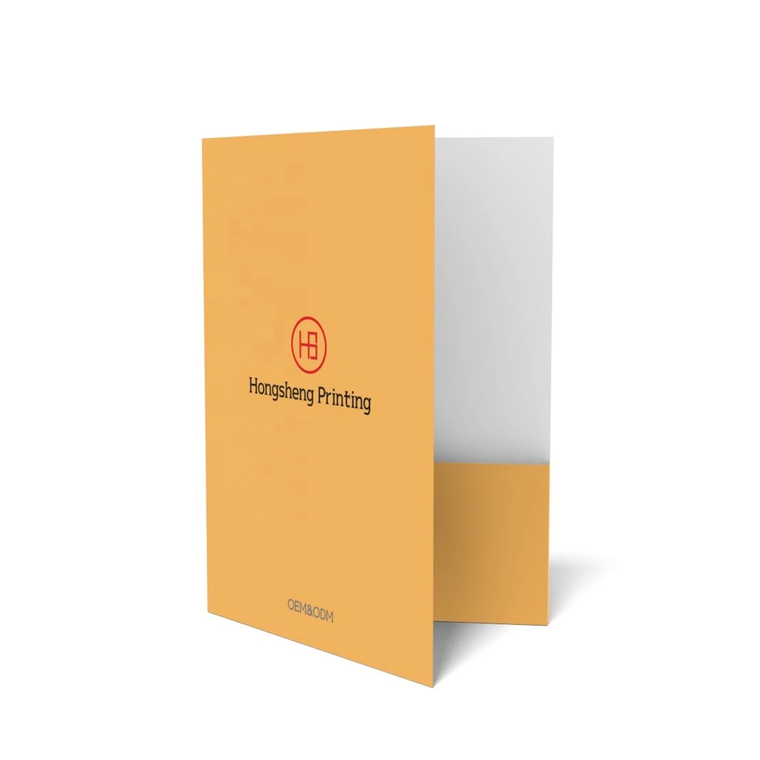 5'x7' Flat glossy finish paper folded menu cards with inside printing