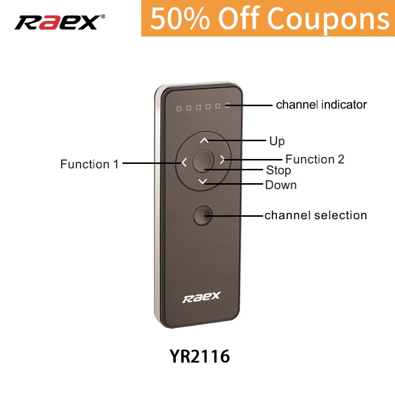 New Remote Control for DC and AC Electric Curtain Motor