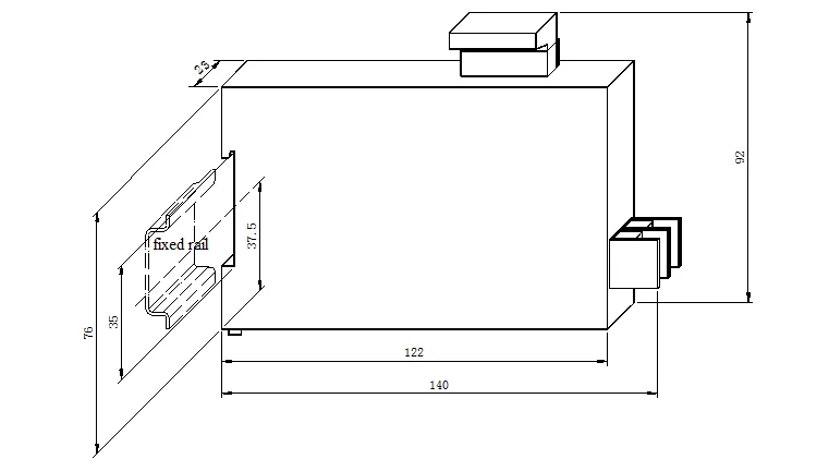 JD194-BS4U electrical measuring single phase ac voltage transducer with analog output