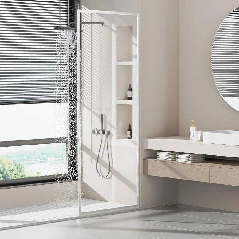 Wholesale Luxury Walk In Shower Room Indoor Quick Step Shower Screen Plexiglass Bathroom Shower Doors