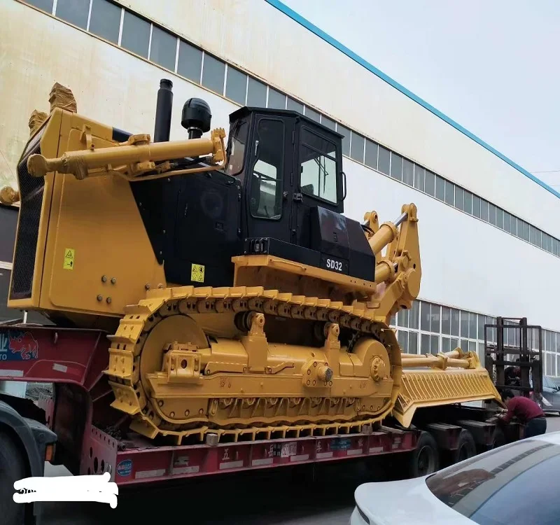 The Used Bulldozers 32 Ton Shantui SD32 with Strong Power and Reliable Performance Are Selling Well in Bangladesh