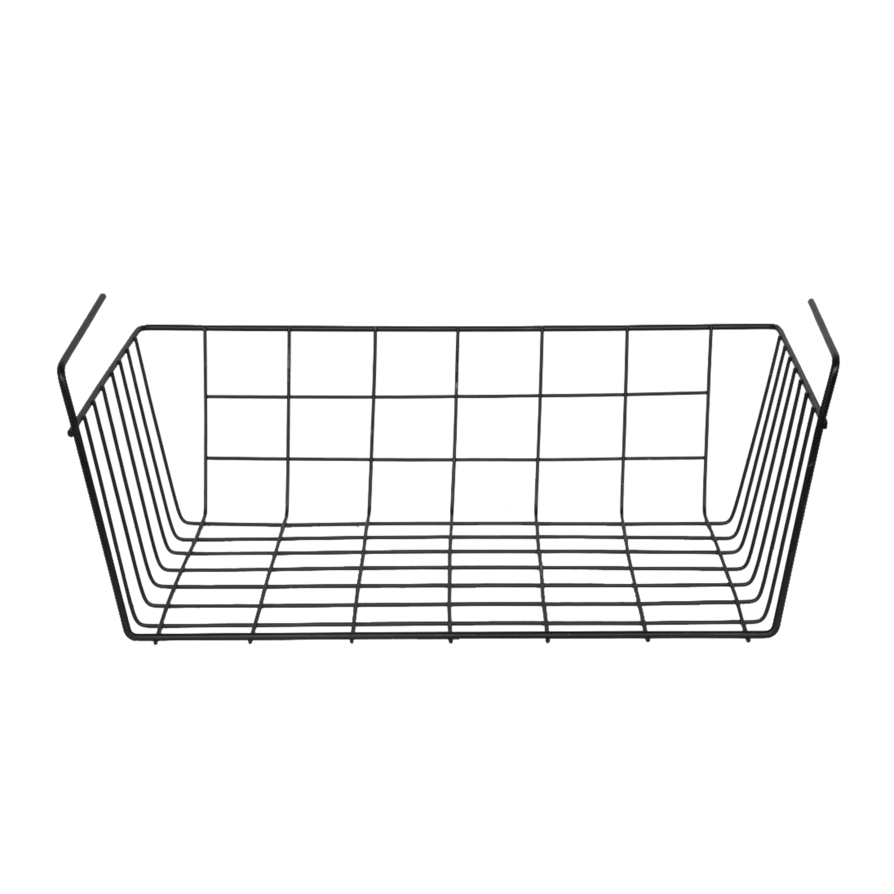 Table Hanging Wire Baskets Under Shelf Hanging Storage Basket Stackable Hanging Metal Grid Basket