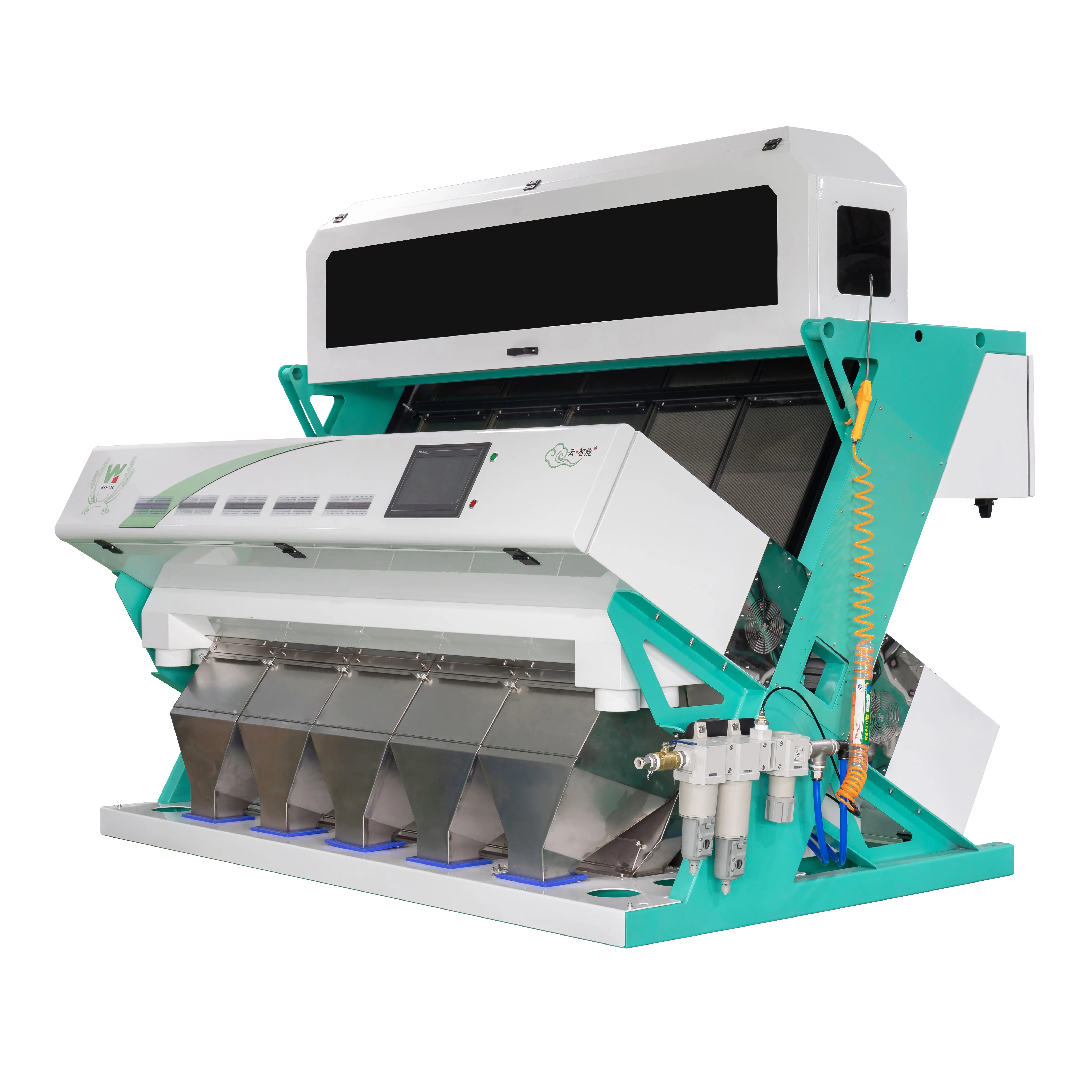 5400 PIXELS CCD Color Selector PP PE PET PVC ABS PS Plastic Recycle Flakes Color Sorting Separator Machine