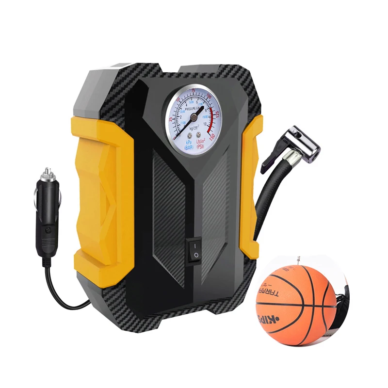 CARSUN 139901 Compressor Pump 12v Tire Inflator Air Compressor Pump Cordless For Electric Bike Or Basketball Car Tire Inflator