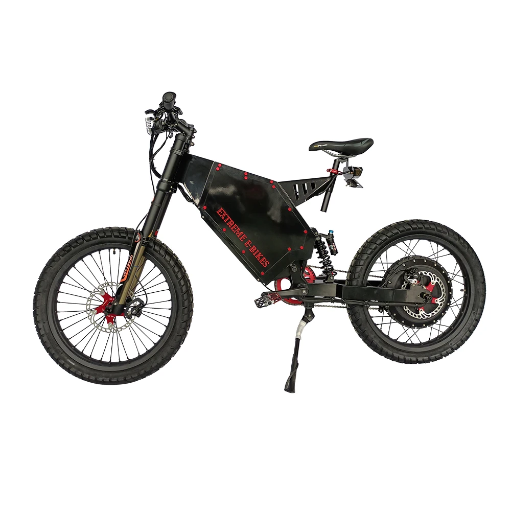Kayo Stealth Bomber 72v Dirt Rear Electric Bike with Sur Ron Road Conversion Kit Integrated Lithium Battery Steel Frame