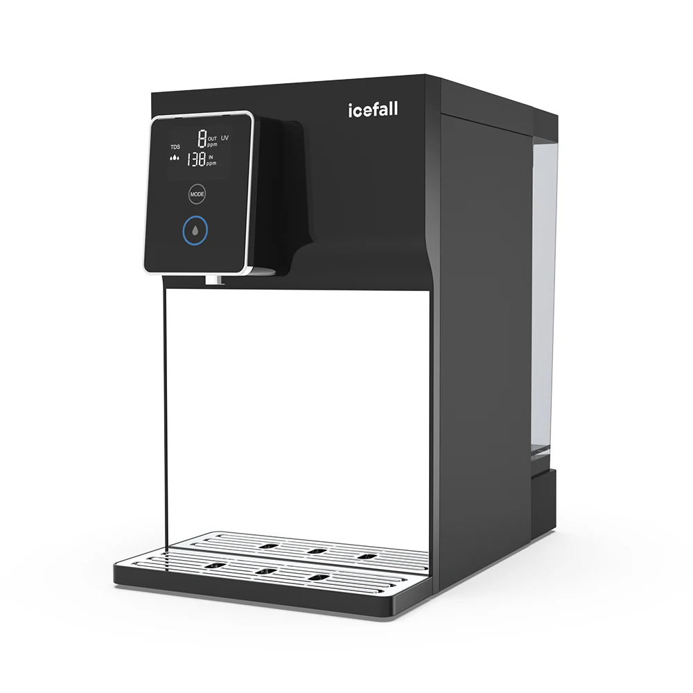 China Professional Supplies Countertop Smart Water Filters Reverse Osmosis UV Water Purifier With TDS Control