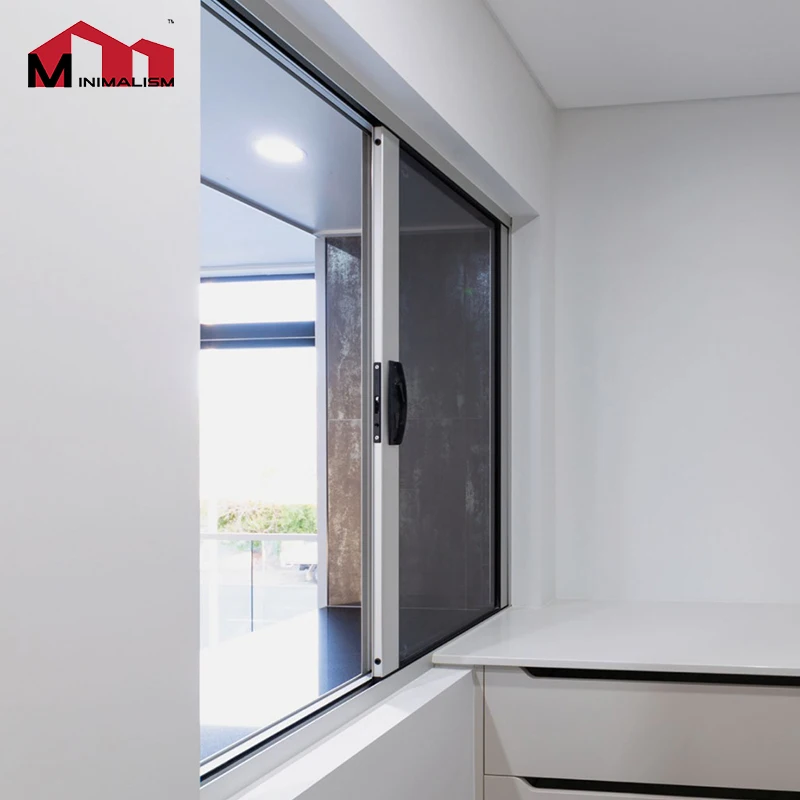 Aluminium Alloy Frame Double Triple Glazed Pane Window and Door with Aluminum Sliding Tempered Laminated Glass