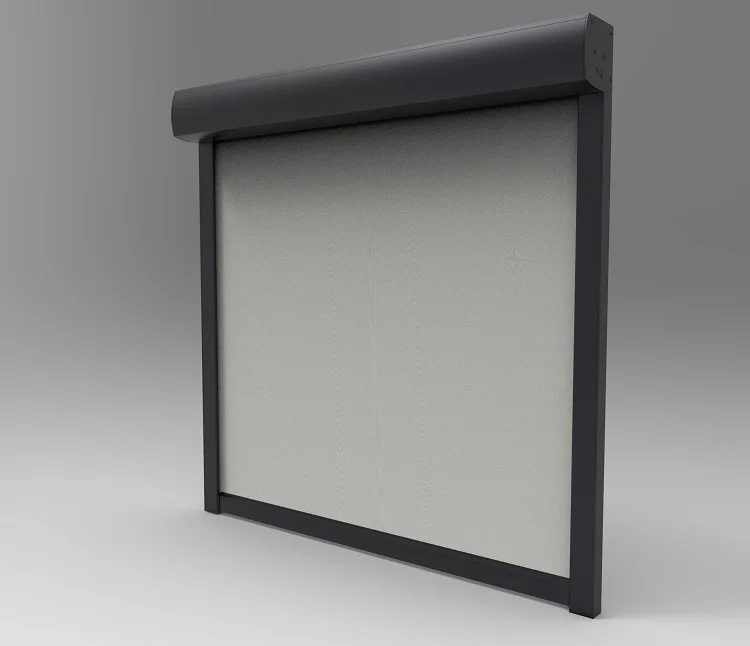 Home Siding Outdoor French Shutter Blinds Electric Roller Vertical Blind Suitable For Big Window