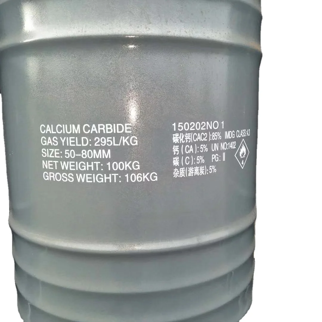 Calcium carbide 100 KG Drum calcium carbide specific heat price Cac2