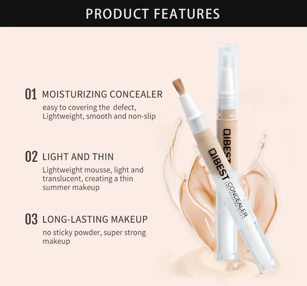 
5 Color FaConcealer Contour Stick Dark Circle Concealer Liquid Correctors Proofreader Girl Makeup Foundation Pen Concealer 